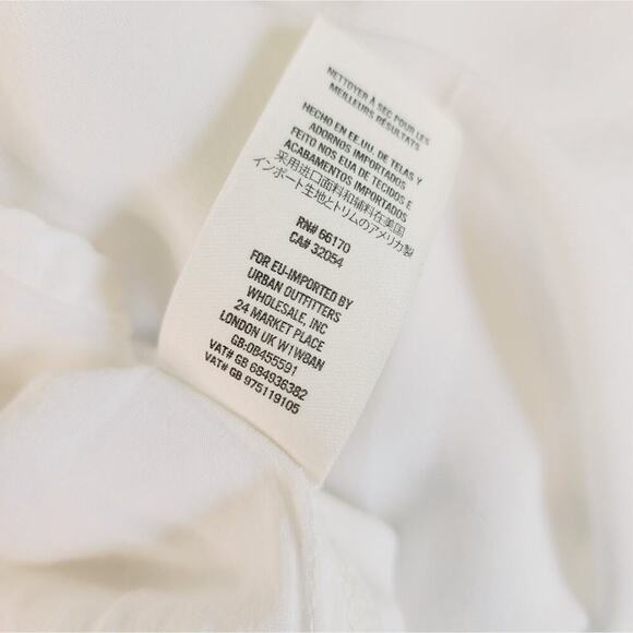 WE THE FREE MEDIUM WHITE OVERSIZED MINI DRESS - Picture 7 of 7